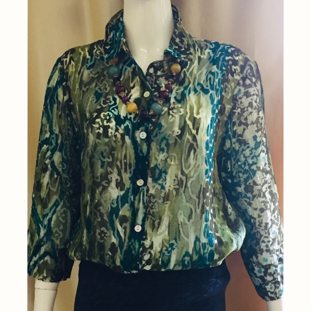 Alfred Dunner Button down blouse